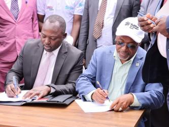 Signing of an MoU with Habitat for Humanity Kenya