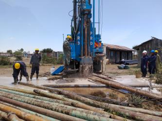 ANOTHER BOREHOLE SUNK BY LAIKIPIA DRILLING RIG